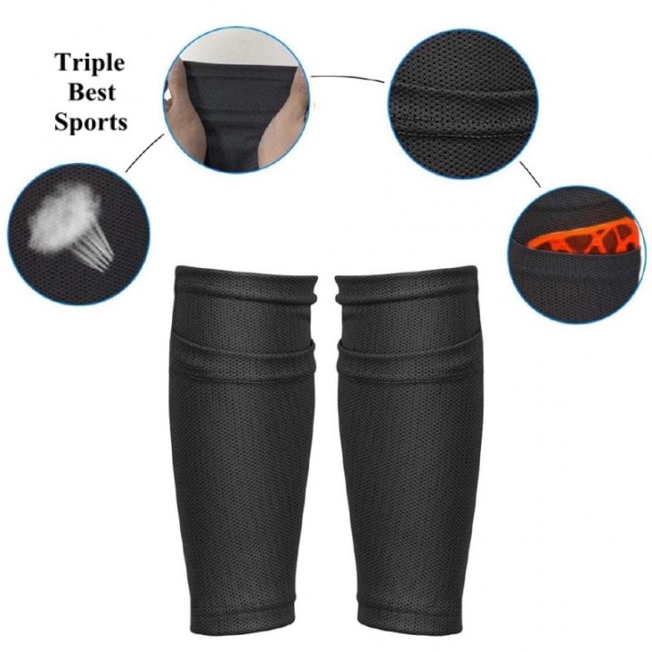 football-shin-guard-socks-shin-pads-sleeves-double-layer-mesh-breathable-for-football-games-beginner-elite-athlete
