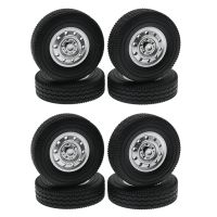 8Pcs RC Car Rubber Wheel Tire Tyre for WPL D12 Mini 1/16 RC Drift Truck Car Spare Parts Accessories