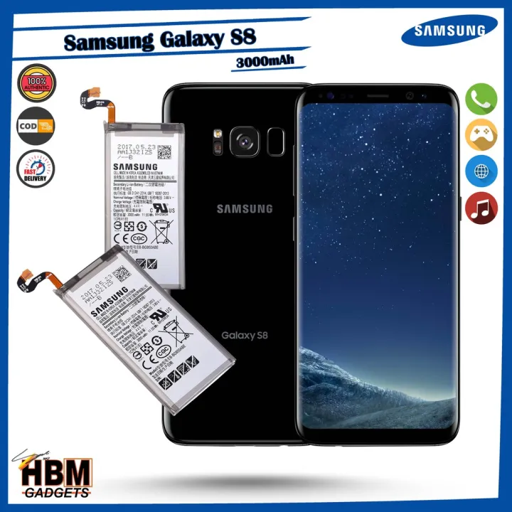 【ready Stock】 Samsung Galaxy S8 Battery Model Eb Bg950abe 3000mah