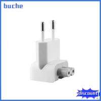 BUCHE 1PC สำหรับ MacBook พาวเวอร์ซัพพลาย คอมพิวเตอร์โน้ตบุ๊ค อะแดปเตอร์แล็ปท็อป ปลั๊กสหภาพยุโรป หัวเป็ด ที่ชาร์จ