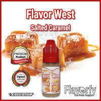 Flavor West Salted Caramel - กลิ่นซอลท์คาราเมล - กลิ่นผสมอาหาร - ผ่านการรับรองจาก อย. ประเทศไทย บรรจุและขายโดย Flavorfy กลิ่นผสมอาหารอเนกประสงค์ เหมาะสำหรับ ลูกอม, กัมมี่, น้ำผลไม้, เบเกอรี่, ไอศครีม, ของเหลวอื่่นๆ