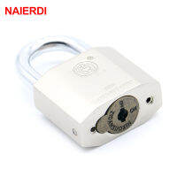 NAIERDI Super B เกรด Padlocks สีเงินแบบพกพาล็อคการรักษาความปลอดภัยป้องกันการโจรกรรมกันสนิมกระเป๋าเดินทางกระเป๋าเดินทางยิมกุญแจล็อคประตู