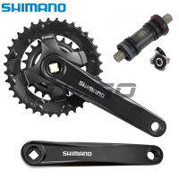 Shimano จานหน้าจักรยานเสือภูเขาความเร็วสูง FC-MT101 2X9,ขายึดล่างจักรยานขนาด36-22T 170มม. UN100