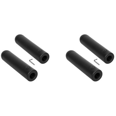 2X Adapter Sleeve 8Inch - Convert 1Inch Bars or Posts to 2Inch Bars or Posts,Removeable End Cap for Longer Posts