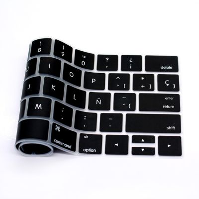 Spanish Keyboard Cover US layout Protector Film Silicone For Macbook Pro 13 15 A1706 A1989 A1707 A1990 With Touch Bar Usa Enter Keyboard Accessories