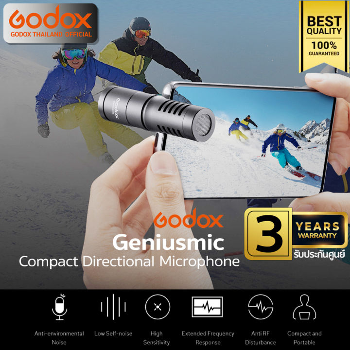 godox-microphone-geniusmic-vlogger-live-streame-smartphones-amp-tablets-รับประกันศูนย์-godox-thailand-3ปี