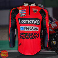 เสื้อโมโตจีพี MotoGP Mission Winnow เสื้อแขนยาวบิ๊กไบค์ มิชชั่นวินโนว์ #MG010 รุ่น อันเดร โดวิซิโอโซ่#04 ไซส์ S-3XL