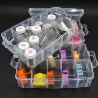 30 Grids Clear Plastic Storage Box For Toys Rings Jewelry Display Organizer Makeup Case Craft Holder Container porta joias