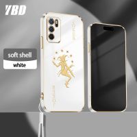 เคสโทรศัพท์ YBD สำหรับ OPPO A16 A16S A54S 4G มินิมอลลิสต์ขั้นสูง4G หนังนิ่มเทรนด์แฟชั่นสไตล์โป๊กเกอร์มีฟรีสายคล้อง