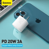 Baseus Official Store สายชาร์จเร็ว สายชาร์จไอโฟน USB Type C Charger 20W Portable USB C Charger Support Type C PD Fast Charging For iPhone