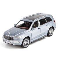 1:24รุ่นรถ Mercedes-Benz Gls 600 Maybach Miniature Diecast โลหะรถคอลเลกชันของเล่นเด็ก2022 Hot