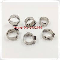 Free shipping High Quality 10 PCS Stainless Steel 304 Single Ear Hose Clamps Assortment Kit Single Coil Springs