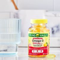 โอเมก้า3 Spring Valley  Omega-3 from Fish Oil 1000 mg. 60softgel /120softgel
