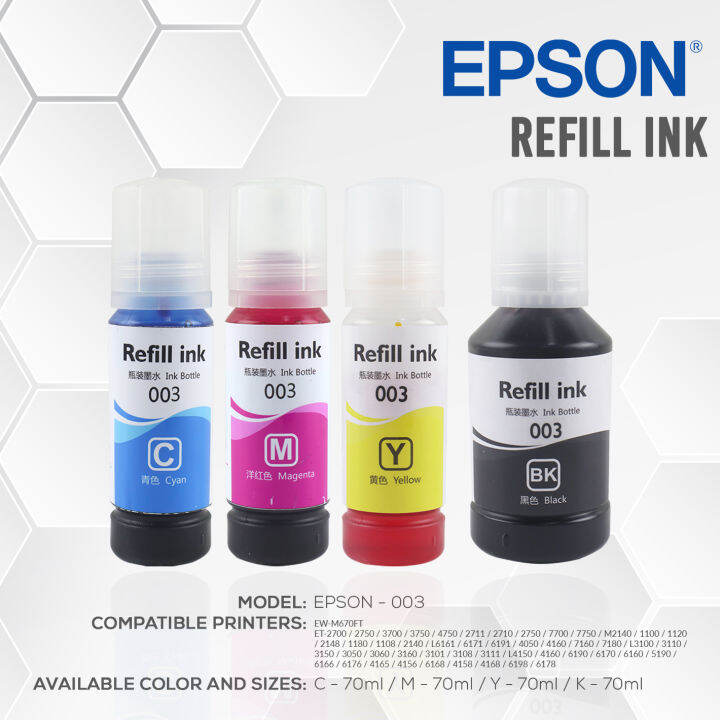 EPSON Refill Ink (003, 664) | Lazada PH