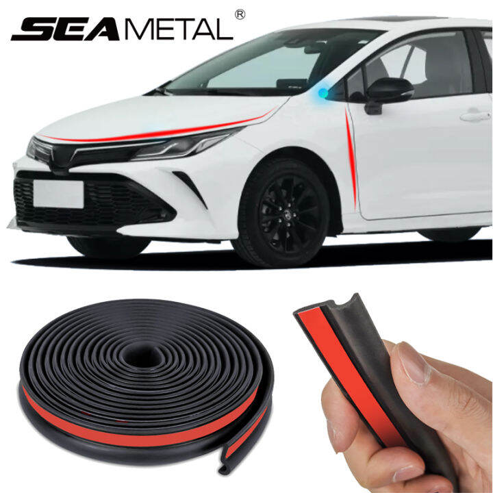 SEAMETAL Car Rubber Sealing Strip 25mm Z Type Dustproof Sealant Sealing