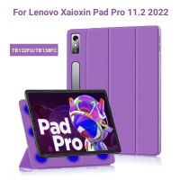 Ultra Thin Smart Magnetic Case For Lenovo Tab P11 Pro Gen2 11.2" TB132FU TB138FC Tablet Cover For Xaioxin Pad Pro 2022 Case Bag Accessories