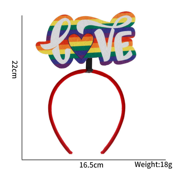 ที่คาดผมสีรุ้ง-ที่คาดผม-ทึ่คาดผมหลายสี-ที่คาดผมแฟนซี-เรนโบว์-หลากสี-พร๊อพ-พร๊อพปาร์ตี้-พร็อพพาเรด-rainbow-pride-lgbt-lgbbtq-fancy-headband-party-parade-prop