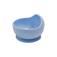 1 PCS Silicone Baby Feeding Bowl Waterproof Baby Learning Suction Bowl Supplementary Food Bowl Green