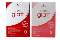 1 ชุด ผลิตภัณฑ์ยืดผม Schwarzkopf Professional Strait Glatt ผลิตภัณฑ์ยืดผม แกลท  (120ml )