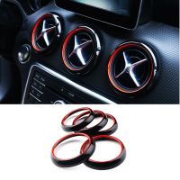 Car Styling Dashboard Air Vent Decoration Trim Cover Stickers For Mercedes Benz A B Class W176 W246 Auto Interior Accessories