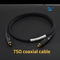 75Ohms Professional HD digital coaxial Cable RCA to RCA male to male video Audio For  DAC TV spdif Gold speaker hifi Subwoofer