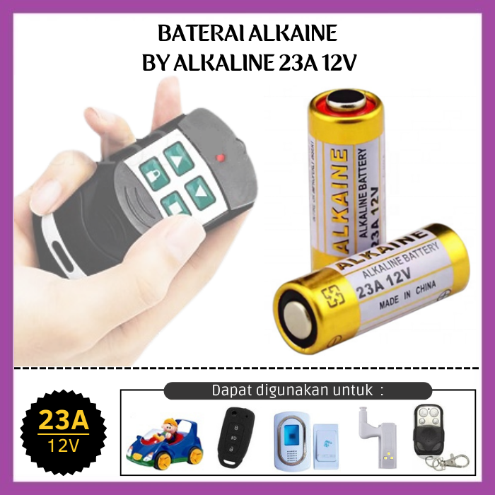 Baterai ALKAINE By Battery ALKALINE 23A 12V Batu Batre Mini Remote ...