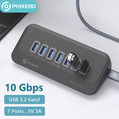 USB โทรศัพท์3.2ฮับแท่นวางมือถือ10Gbps พอร์ตสวิทช์สลับสัญญาณหลายพอร์ตช่องเสียบการ์ด SD Gen2 Type C สำหรับแล็ปท็อปพื้นผิว3.0 Feona