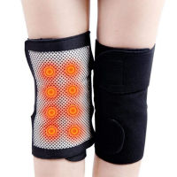 2ชิ้นทัวร์มาลีนความร้อนด้วยตนเองรองเข่าแม่เหล็กบำบัด Kneepad โรคข้ออักเสบรั้งสนับสนุนกีฬากลางแจ้งที่อบอุ่นเข่านวดแขน