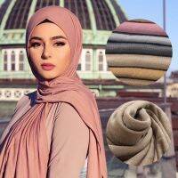 【Miki Xinyuan】 Multicolor Soft CottonHeadscarf Instant JerseyFull Cover Cap Wrap ScarfShawls WomenHead Scarves