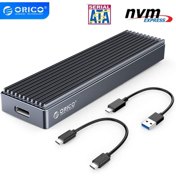 Orico M2 Nvme Enclosure Ngff Case Usb C Gen2 10gbps Pcie Ssd Case M2 Sata Ngff 5gbps Ssd Case