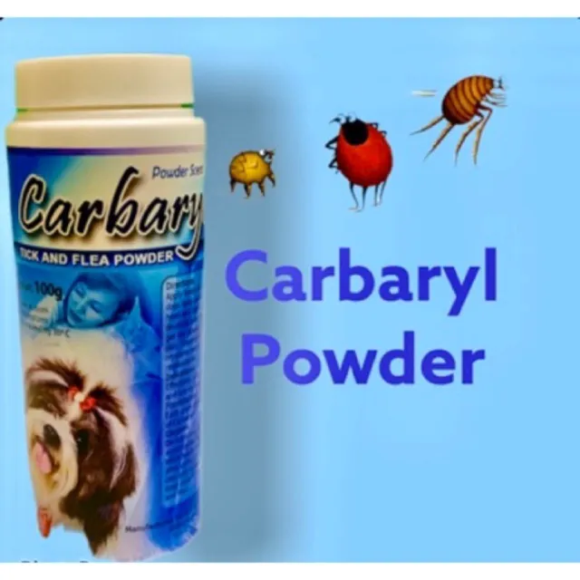 Carbaryl dog powder 100g Anti Tick Fleas powder scent Lazada PH