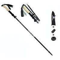 33-125ซม. 5ส่วนแบบพกพากลางแจ้งพับ Trekking Pole เดินเดินป่า Stick escopic Camping เดินเสา