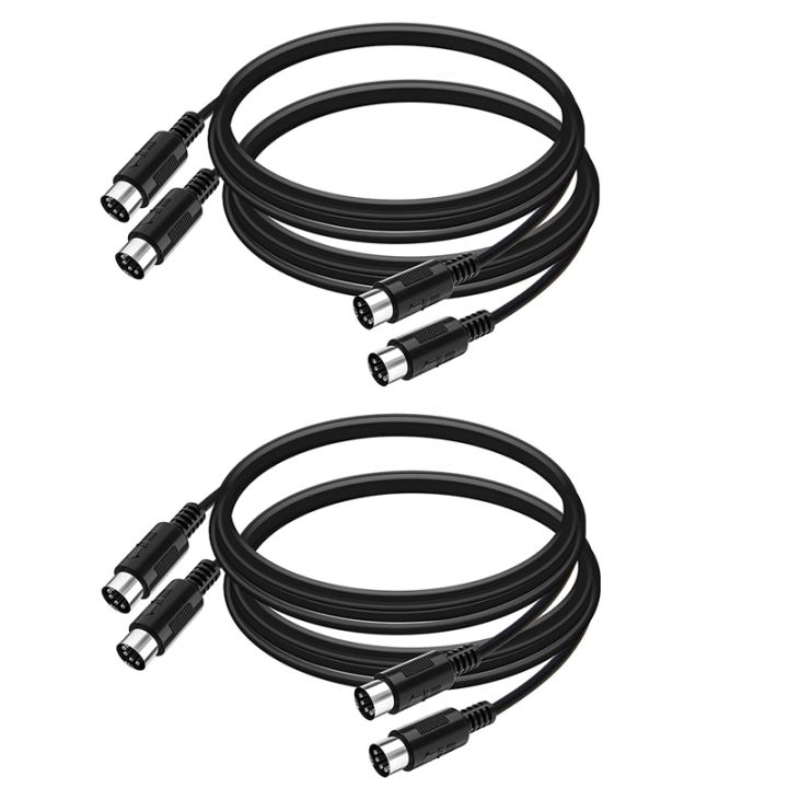 4-pack-5-pin-din-midi-cable-3-feet-male-to-male-5-pin-midi-cable-for-midi-keyboard-keyboard-synth-rack-synth-rack-synth
