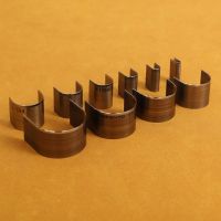 10pcs/Set Half-round Leather Template DIY Belt Tail Punching Tool Cutting Die Mold Japan Knife Handcraft Leather Cutter 5-50mm