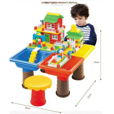 ตัวต่อ ชุด Block Table แสนสนุก HAIHONGDA TOYS 8806 จำนวนตัวต่อ 248ชิ้น