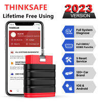 【2023 Update】THINKCAR Thinksafe OBD2 /Eobd/jobd สแกนเนอร์เต็มระบบสแกนเนอร์อัตโนมัติที่มี5ฟังก์ชั่นการรีเซ็ตฟรีน้ำมัน /Sas/tpms/epb/abs รีเซ็ตผ่านบลูทูธสำหรับ Android/i OS รถยนต์เครื่องมือวิเคราะห์สำหรับ toyota/Honda/BENZ/Perodua