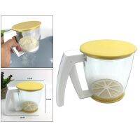 【In Stock】 uuzlaz มือถือแป้ง Sifter Cup Fine ตาข่ายครัวตะแกรงกรองชามใช้งานง่าย