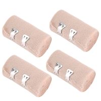 Bandage Elastic Wrap Sports Self Tape Stretchy Reusable Sticking Aid Foot First Adhesive Muscle Knee Ankle Clips Kit Bandages
