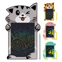 8.8inch Dinosaur Cat Shape Writing LCD Board Graffiti Learning Drawing Sketchpad With Lock Screen Button Toy For Kids 3+ Year Drawing  Sketching Table