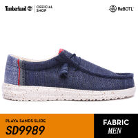 Timberland_ Mens Skape Park SLIP-ons สีน้ำเงินเข้มผ้าใบผู้ชายรองเท้า SLIP-ons &amp; Loafers รองเท้าผ้าใบ (SD9989)