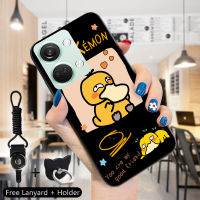 เคส PMP สำหรับ OnePlus Nord 3 5G (แหวนใส่นิ้ว + เชือกเส้นเล็ก) เคสสุนัขแมวน่ารักรูปหมีตุ่นปากเป็ดเคสลวดลายสัตว์น่ารักซิลิโคนนิ่มกันกระแทกฝาครอบด้านหลังโทรศัพท์ป้องกัน TPU