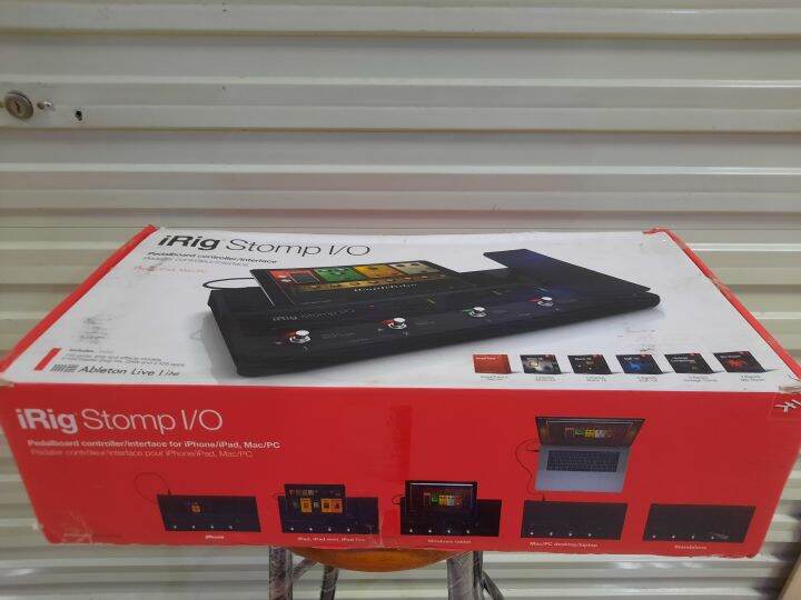 Pedal Gitar Guitar IK Multimedia irig stomp io box pedalboard modern
