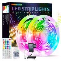 【LZ】 minolab 100ft Led Strip Lights RGB Music Sync Color ChangingBT Led Lights with Smart App Control Remoteparty.