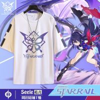 Honkai Impact 3 : Star Rail 3D Print T Shirt Women Men Summer Fashion O-neck Short Sleeve Funny Tshirt Graphic Tees Mobius Cosplay Costume