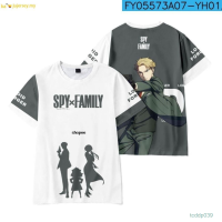 New！2023！Spy Play House Short Sleeve T-shirt Family 3D Anime Print Summer Mens and Womens Fashion High quality products （Freeprinting of names）