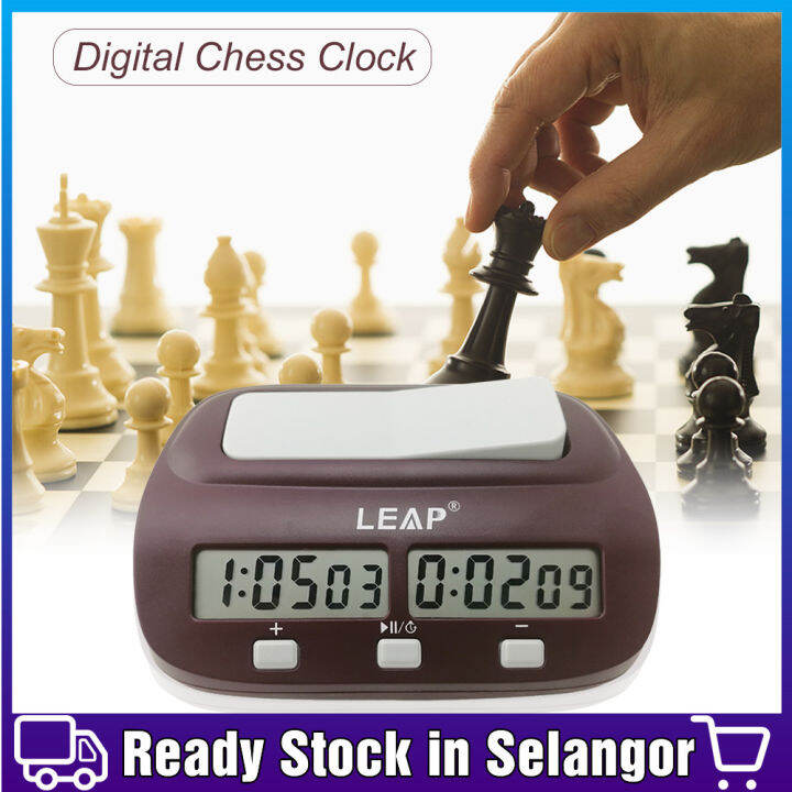 Genuine Digital Chess Clock Count Down Count Up Timer Bonus Delay Time Watch Board Game Lazada