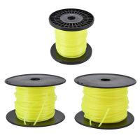 3mm String Trimmer Line Quadrate Grass Trimmer Line Lawn Mower Line for Yellow Household Cutting