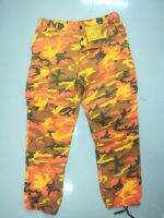 06USNATO กางเกงทหารUSผู้ชาย black and orangeCamo Camo Pants trousers NATO Pants  Combat Trousers ขนาดL-Rรอบเอว35-39 นิ้วลายพรางNATOดำส้ม ผ้าหนา