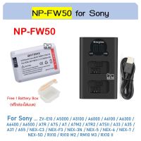 NP-FW50 แบตกล้อง ที่ชาร์จกล้อง แบตเตอรี่ SONY ZV-E10 A6100 A6000 A6300 A6500 A7 A5100 A6400 A7m2 Battery USB Charger