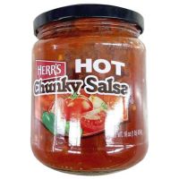 ราคาโดนใจ Hot item? Herrs Hot Salsa Dip Sauce 454g